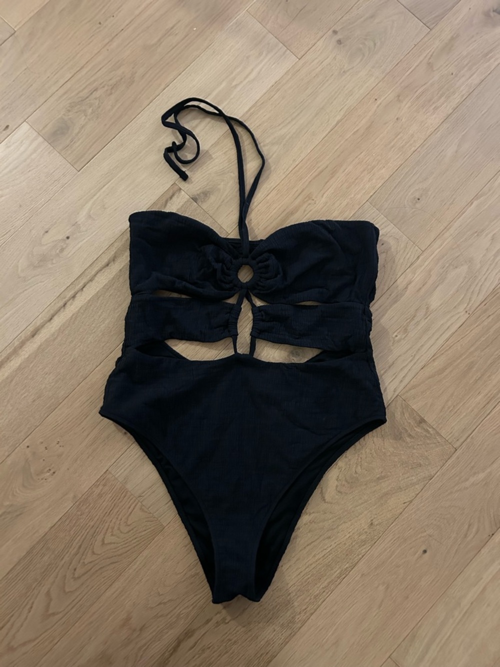 Abercrombie Halter O-Ring Bathing Suit